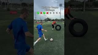 De Bruyne Challenge 🩵#football #soccer #skills #shooting #debruyne