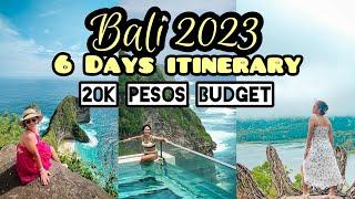 BALI GUIDE   6 DAYS ITINERARY WITHIN ₱20000 BUDGET (ALL IN EXPENSES)