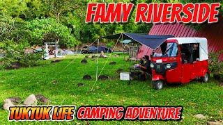 TUKTUK RIVERSIDE CAMPING IN FAMY LAGUNA | Camping After Typhoon Kristine