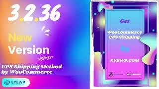 UPS Shipping Method for WooCommerce [V3.2.36] and Free update for future versions