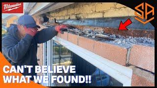 YOU WON'T BELIEVE WHAT WE FOUND BEHIND THESE DANGEROUS BRICKS !!