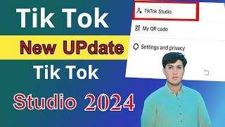 TikTok new update | TikTok studio change to creator tools | TikTok studio ka kya matlab hai