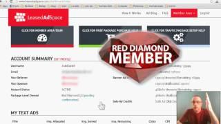 Leased Ad Space - Made it to Red Diamond Level | SimpleStep1