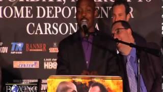 Timothy Bradley vs Ruslan Provodnikov Press Conference