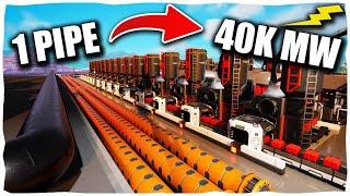 How To Turn 600 Oil into 40,000MW With Turbo Fuel in Satisfactory U8