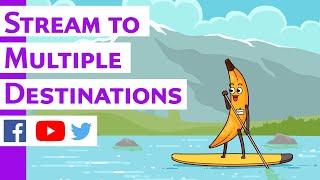 How To Live Stream To Multiple Destinations With vMix