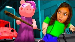 СЕКРЕТ ПИГГИ 9 глава ️ Реальная история БАЛДИ в РОБЛОКС / ROBLOX PIGGY 9 / Свинина и Валеришка