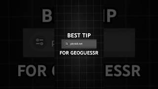 The BEST TIP For GeoGuessr