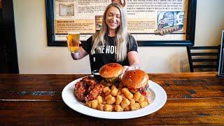 A Connecticut Brewery Hosts The Undefeated "Big Hooker" Burger Challenge!