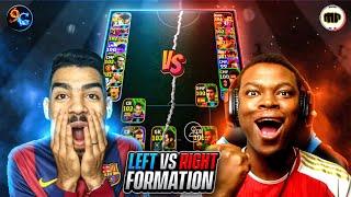 LEFT vs RIGHT SIDE FORMATION  | 9AL GAMES x MACKIE PES HD