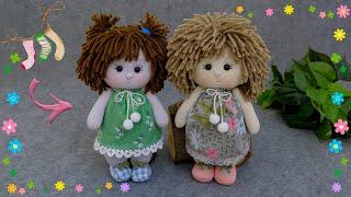 My favorite girls️Made from socks, no glue, no sewing machineSoft, warm and very cozy dolls