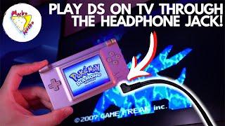 HOW TO PLAY Your Nintendo DS on the TV Using Just The HEADPHONE JACK!