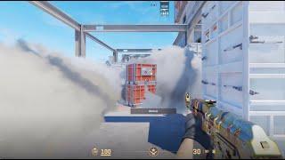 CS2 Vertigo B Site Smoke Line-up From T-Spawn