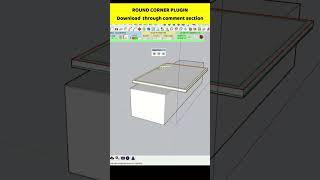 FREE ALTERNATIVE OF ROUND CORNER PLUGIN / SKETCHUP ESSENTIAL TUTORIAL