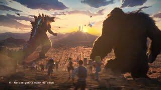 Godzilla and Kong in Tencent commercial