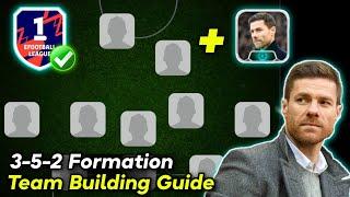 Most Powerful 3-5-2 Formation  | Team Building Guide Efootball 2024 Mobile