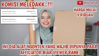 ALAT NGONTEN YANG WAJIB DIPUNYA PARA AFFILIATOR BIAR VIEWER RAME & KOMISI MELEDAKALAT NGONTEN MURAH