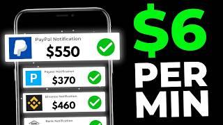 ($6.00 PER Min)  Get Paid To TEST Websites & Apps