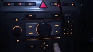 Opel / Vauxhall hidden menu, testmode activation, Zafira B, Astra H, Vectra C meniu secret