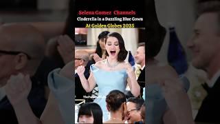 Selena Gomez Channels Cinderella in a Dazzling Blue Gown at Golden Globes 2025 #selenagomez