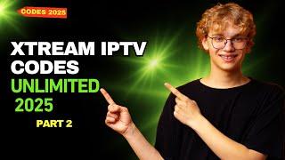 xtream iptv codes unlimited 2025 Part 2 #stb #iptv #livetv #xtreamiptv #dish #codes2025