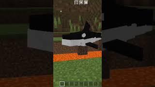 Опасная рыба VS Касатка кого вы бы добавили в майнкрафт?#shorts#minecraft#short