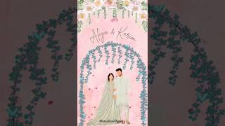 Aliya & Karim || A love story written in the stars  save the date video