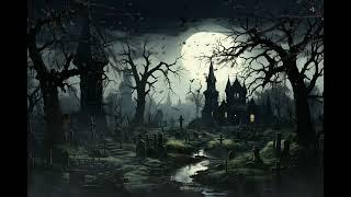 Eerie Elegance : The Church Graveyard by Moonlight Ambience