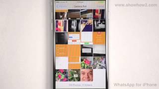 WhatsApp For iPhone - How To Send A Photo