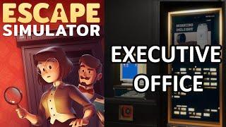 Escape Simulator - Executive Office Walkthrough | Omega Corporation