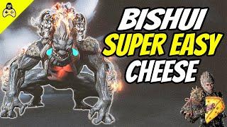 How to defeat Bishui Golden Eyed Beast EASY | Black Myth Wukong (Cheese)