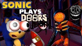 Sonic PLAYS ROBLOX DOORS!!!!!!