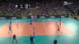 [Volleyball] Ivan Zaytsev of Italy kills USA with 4 aces in a row #quattrolavatrici