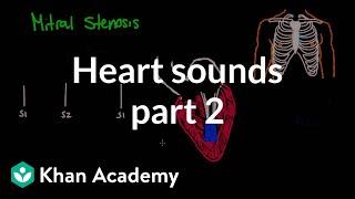 Systolic murmurs, diastolic murmurs, and extra heart sounds - Part 2 | NCLEX-RN | Khan Academy