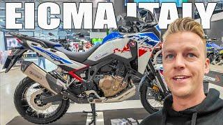 EICMA ITALY First Day: Exclusive Look at New Honda, Kawasaki, Ducati & More!