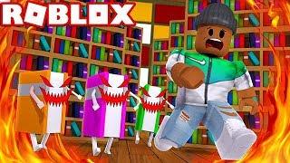 ESCAPE THE EVIL LIBRARY IN ROBLOX