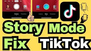 TikTok Story Mode missing (Can't see story mode) - Fix How to Post Story on TikTok (Updated) 2024