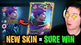 Insane Claude Game with M6 PAINTED SKIN  | Mobile Legends