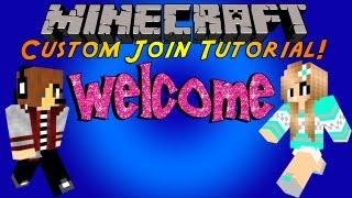 Minecraft Plugin Tutorial - Custom Join