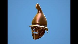 3D model of Greek Thracian hoplite helmet