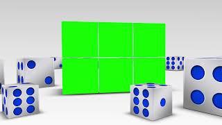 Blue Dice Promo/Slideshow/Presentation with Green Screen in 4K Quality | FREE TO USE | iforEdits