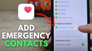 How To Setup And Add Emergency Contacts To iPhone