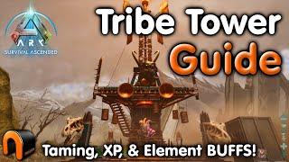 Ark TRIBE TOWER Bonus Element, Bonus XP & Taming Speed BUFFS!