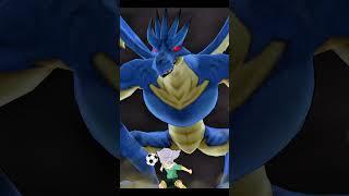 Inazuma Eleven Go Strikers 2013-Back Fire Tornado x Maximum Slayer VS Majin The Hand Keshin #shorts