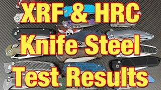 Knife XRF & HRC Test Results !  These results really blew my mind !!