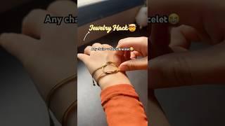 Trying Viral Jewellery Hack *it works!*🫢#jewelryhack #pinterestyfinds #ytviral #beautytips