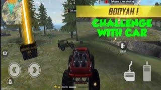 BOOYAH CHALLENGE WITH CAR | BRILLIANT PLAY FREE FIRE | SHERY GAMES LAND