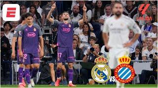 REAL MADRID y el SANTIAGO BERNABÉU sorprendido por error de COURTOIS. El ESPANYOL gana 1-0 | La Liga