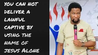 You cannot deliver a Lawful Captive using the Name of Jesus alone- Femi Lazarus