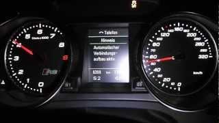 2012 Audi RS5 450 PS 0-100 km/h & 0-200 km/h Acceleration Beschleunigung